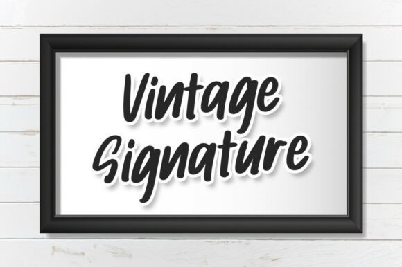 Download Vintage Signature - Signature Collection