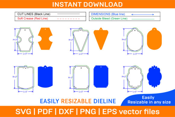 Download Perfect Tagline 2x3 Inch Dieline Templat - Tagline Collection