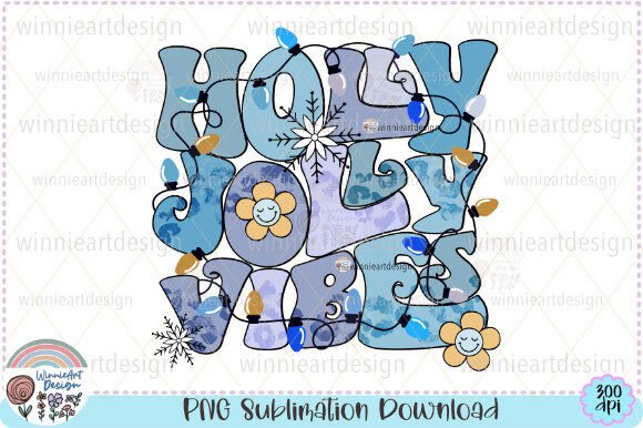 Download Holly Jolly Vibes Retro Winter Season - Winter Collection