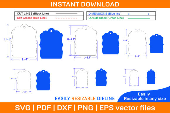 Download Tagline Set Dieline Template and 3D Vect - Tagline Collection