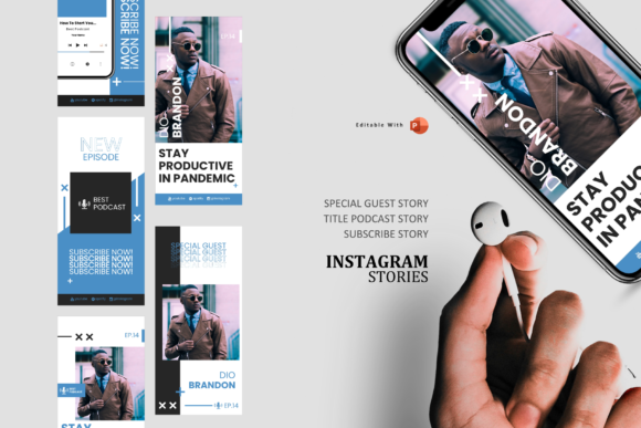Download Business Podcasting Talk Ig Stories Post - Premium Resources