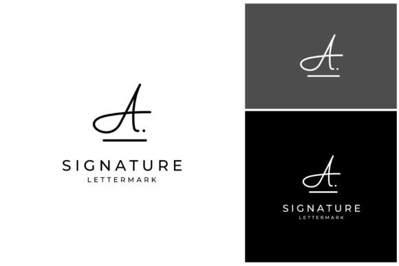 Download Letter a Signature Font Logo - Signature Collection