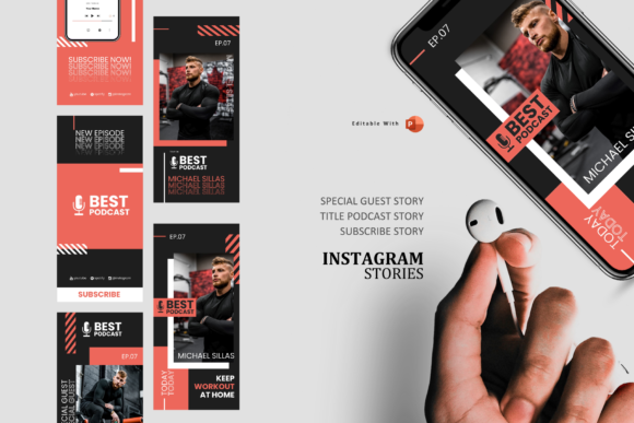 Download Gym Podcaster Ig Stories and Posts - Premium Resources